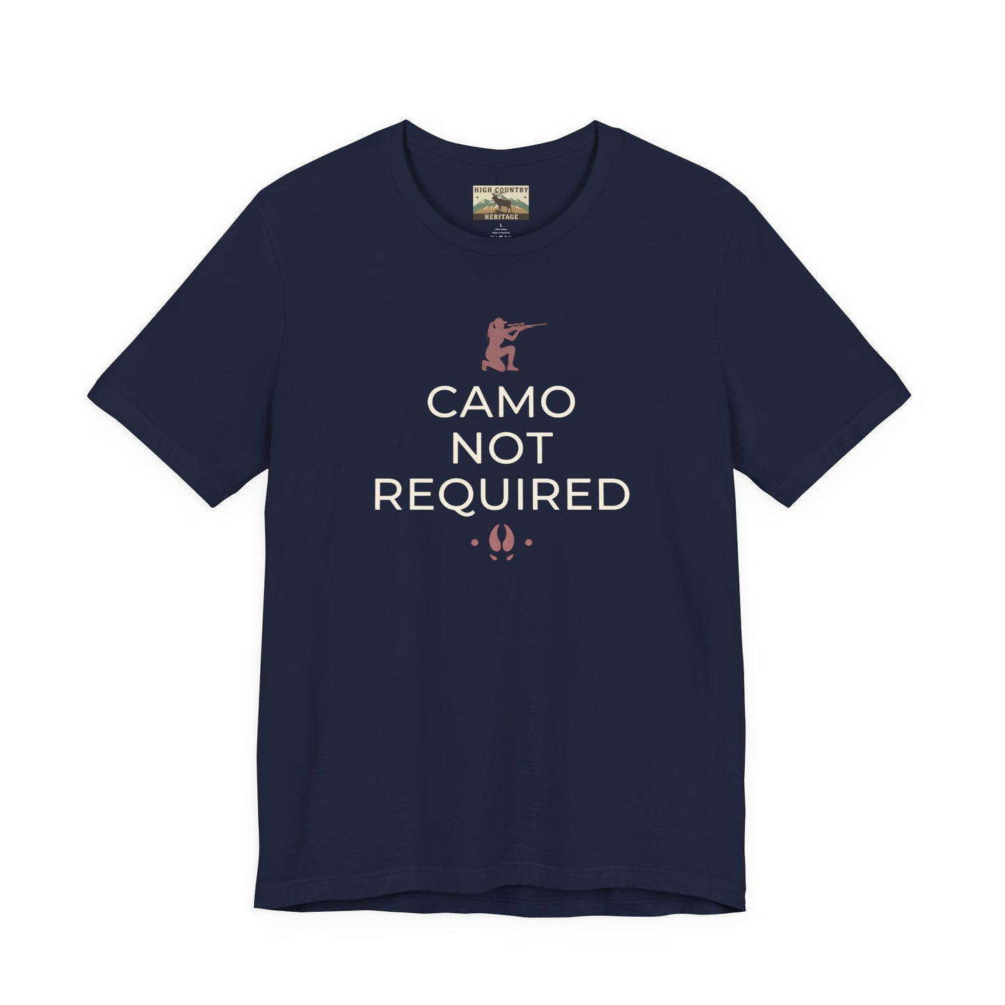 Camo not required t-shirt