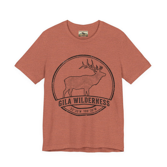 Gila Wilderness Elk T-shirt with coordinates