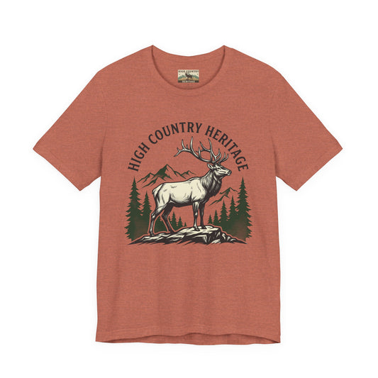 Elk And Landscape T-shirt
