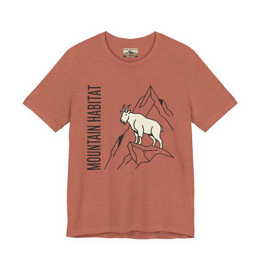 Mountain Goat On Cliff T-shirt