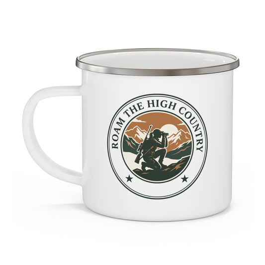 Roam the high country 12oz Enamel Mug