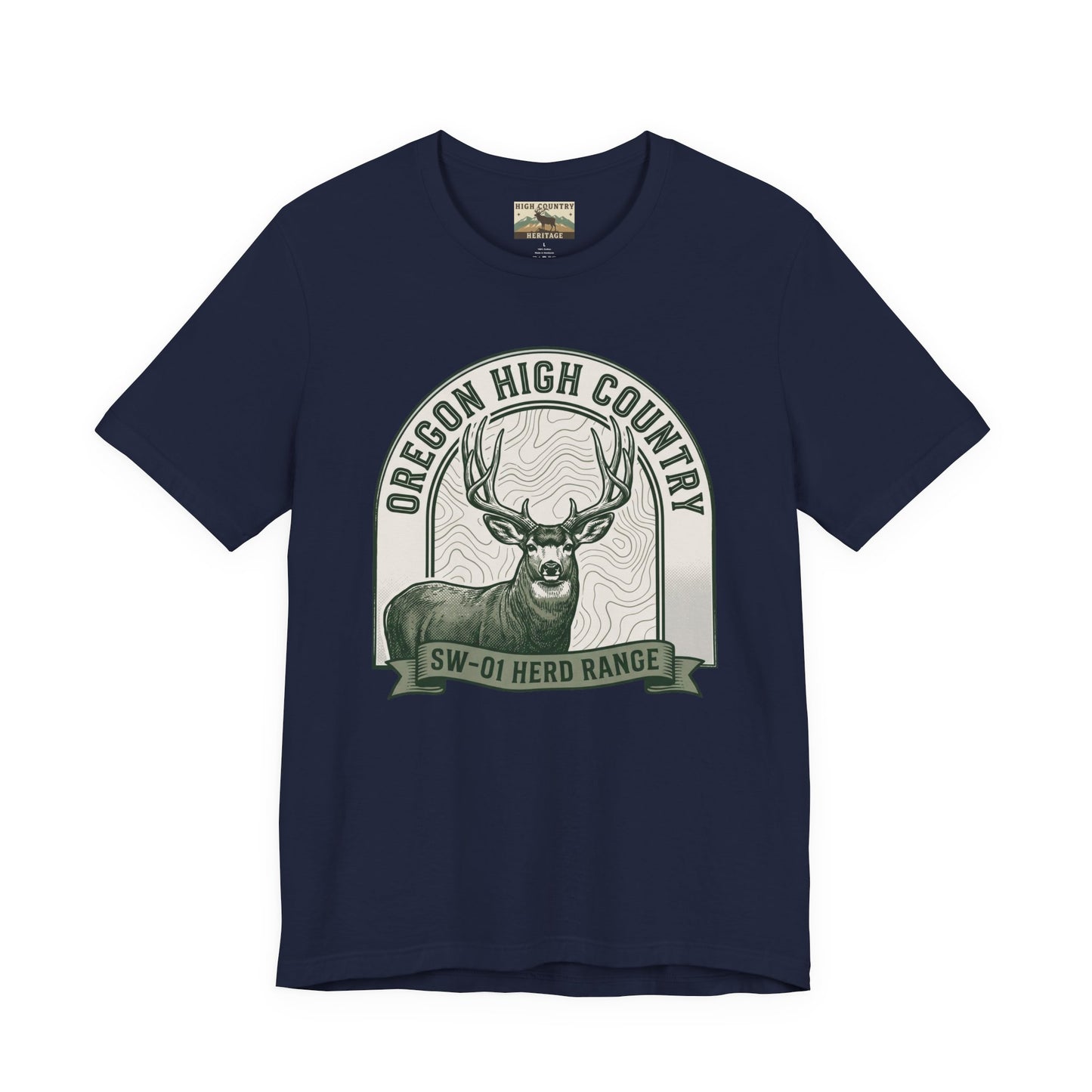Oregon high country, SW-01 herd range T-shirt