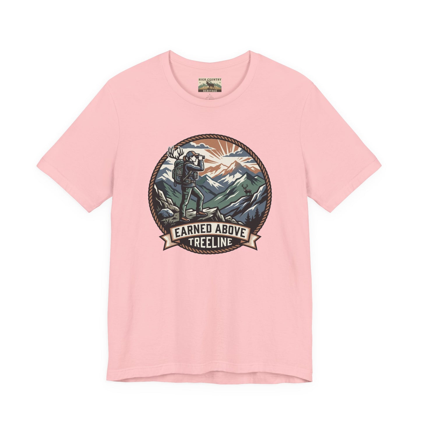 Earned above treeline t-shirt