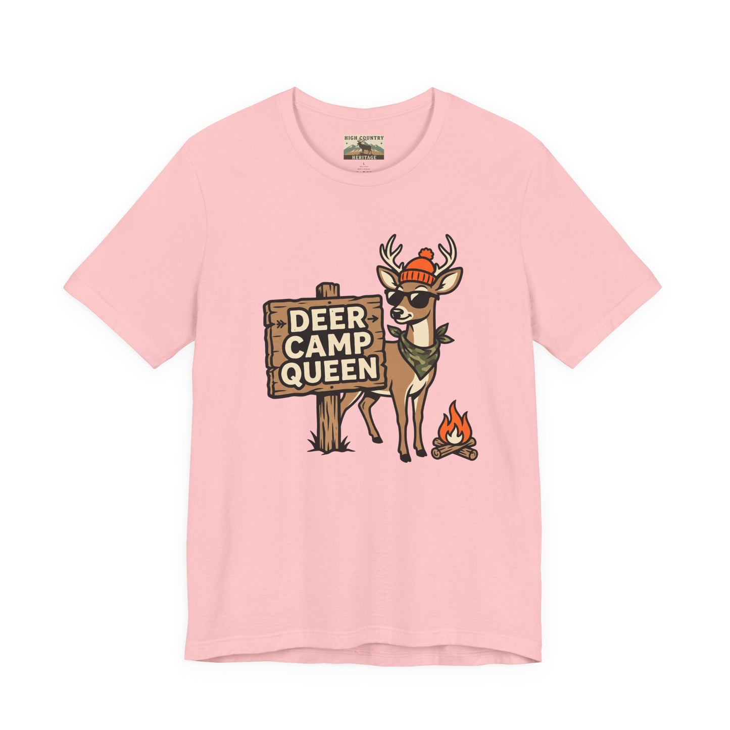 Deer camp queen t-shirt
