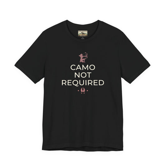 Camo not required t-shirt