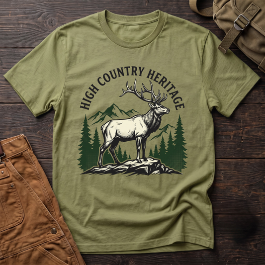 Elk And Landscape T-shirt