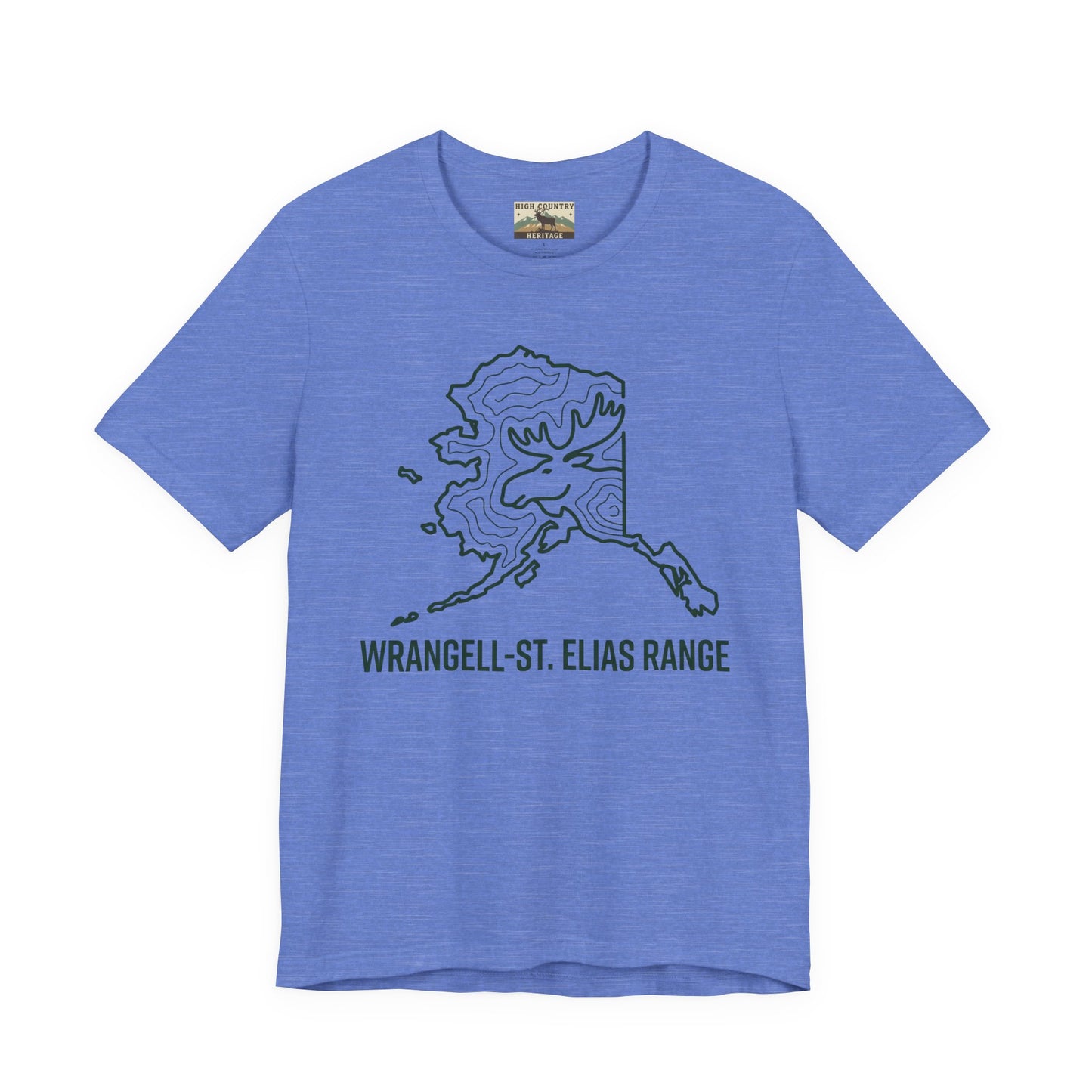 Sate of Alaska with moose head T-shirt