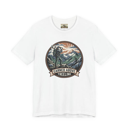 Earned above treeline t-shirt