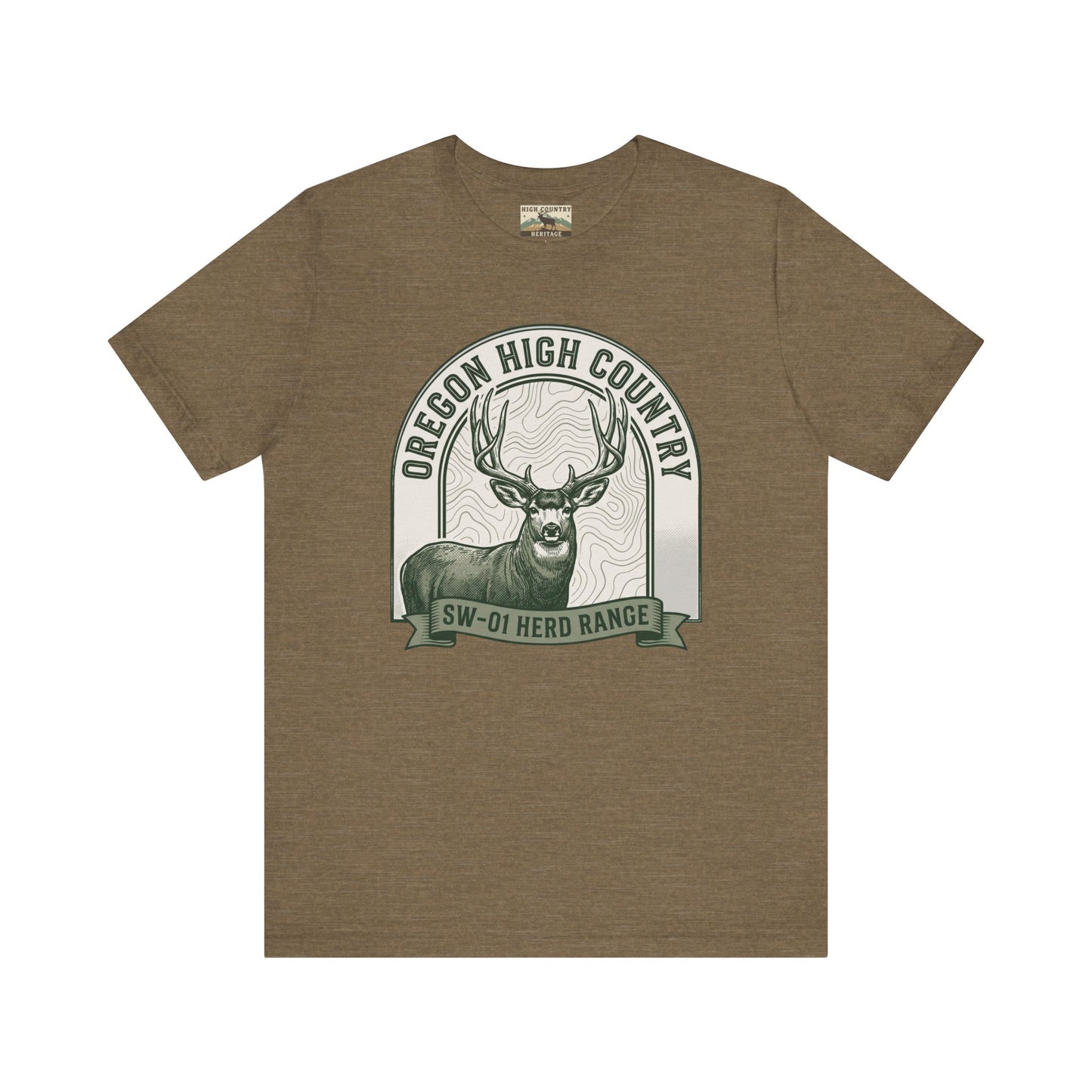 Oregon high country, SW-01 herd range T-shirt