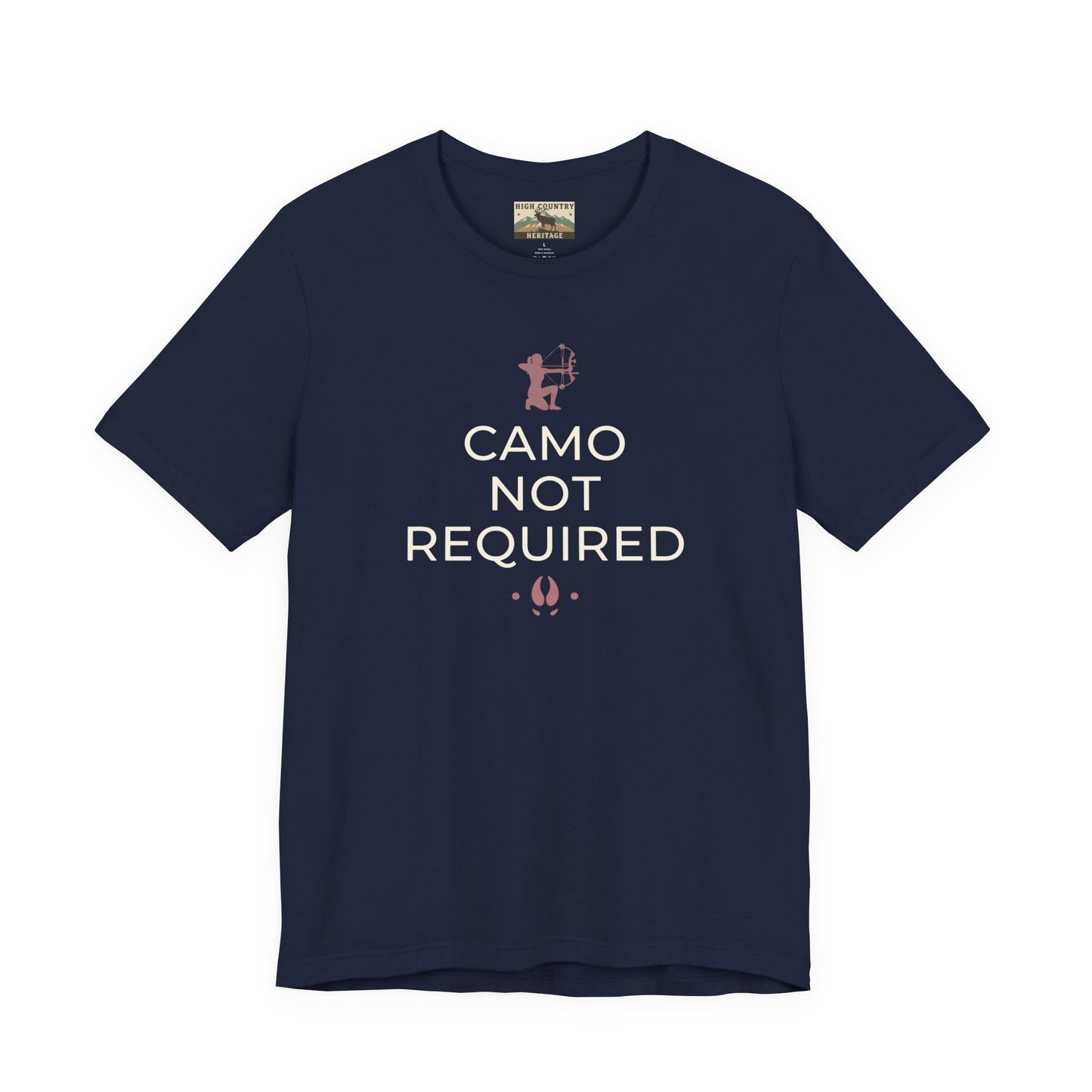 Camo not required t-shirt