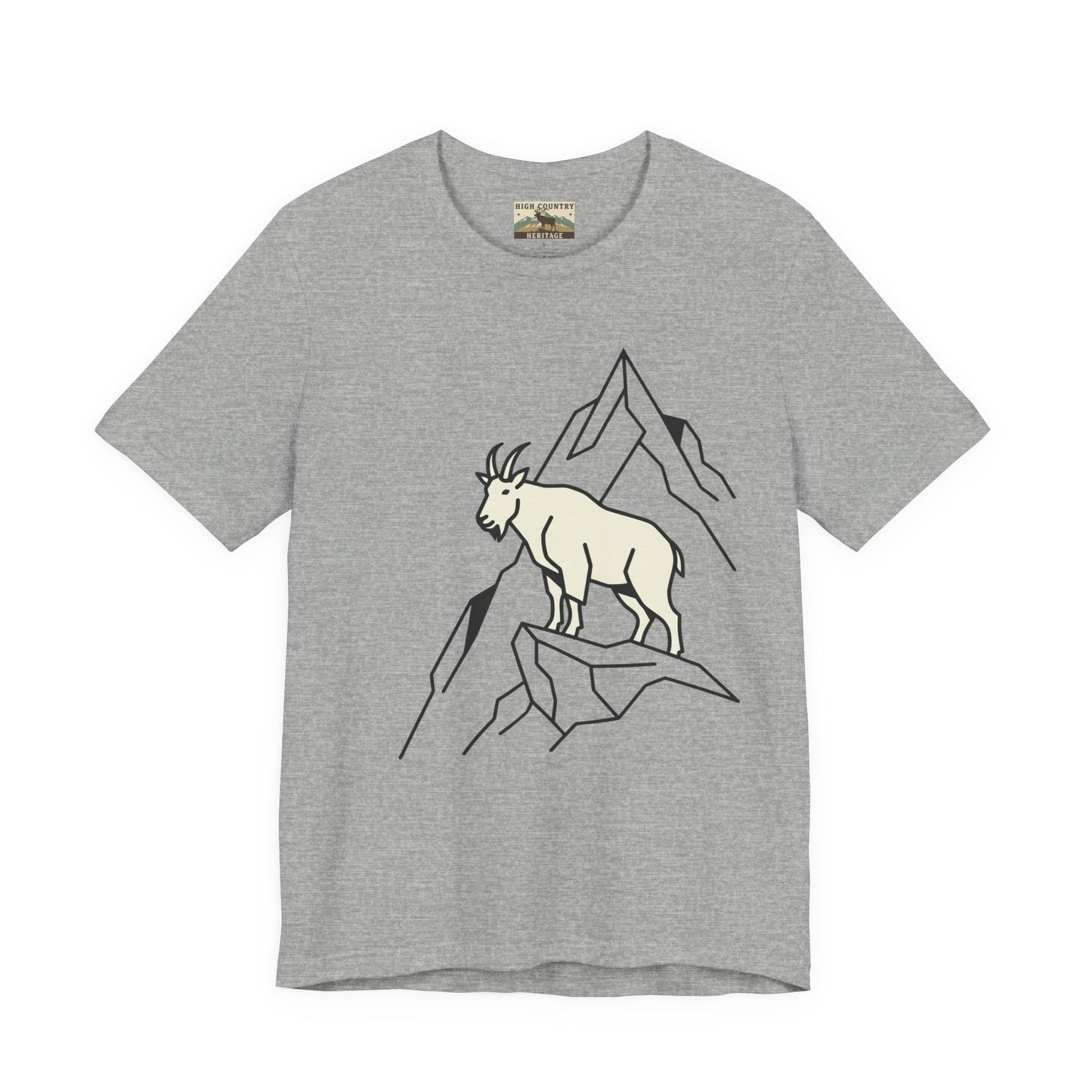 Mountain Goat On Cliff T-shirt