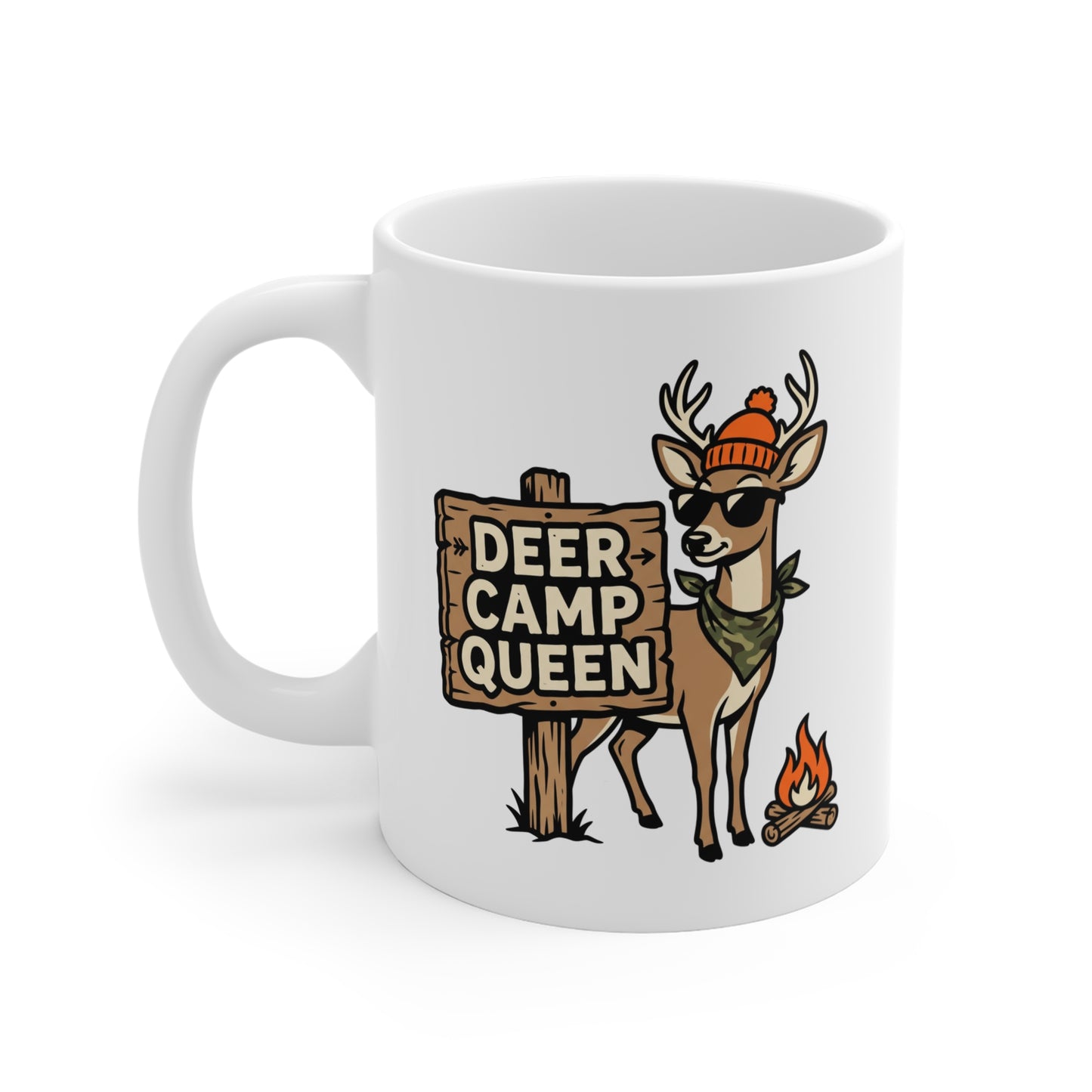 Deer camp queen 11oz Ceramic Mug