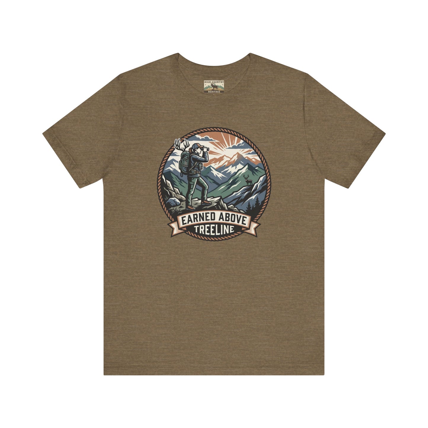 Earned above treeline t-shirt
