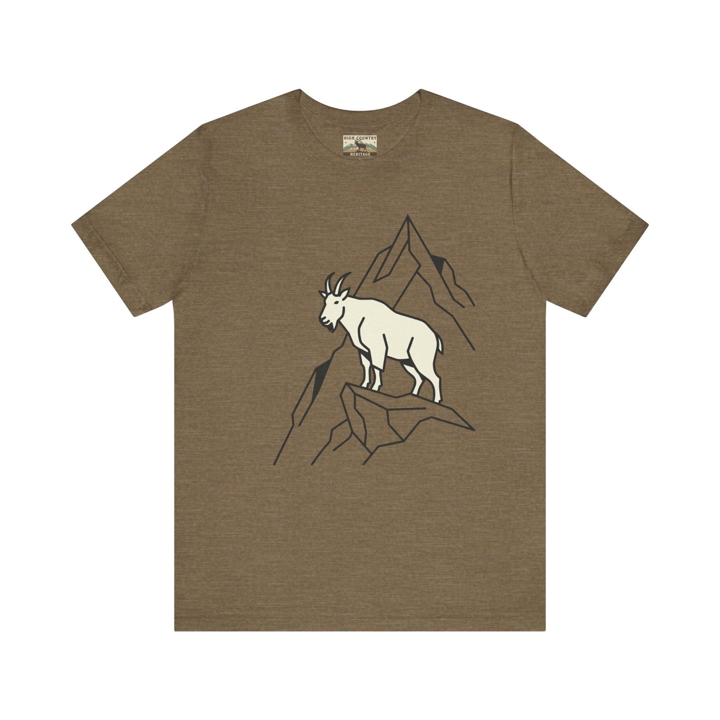 Mountain Goat On Cliff T-shirt