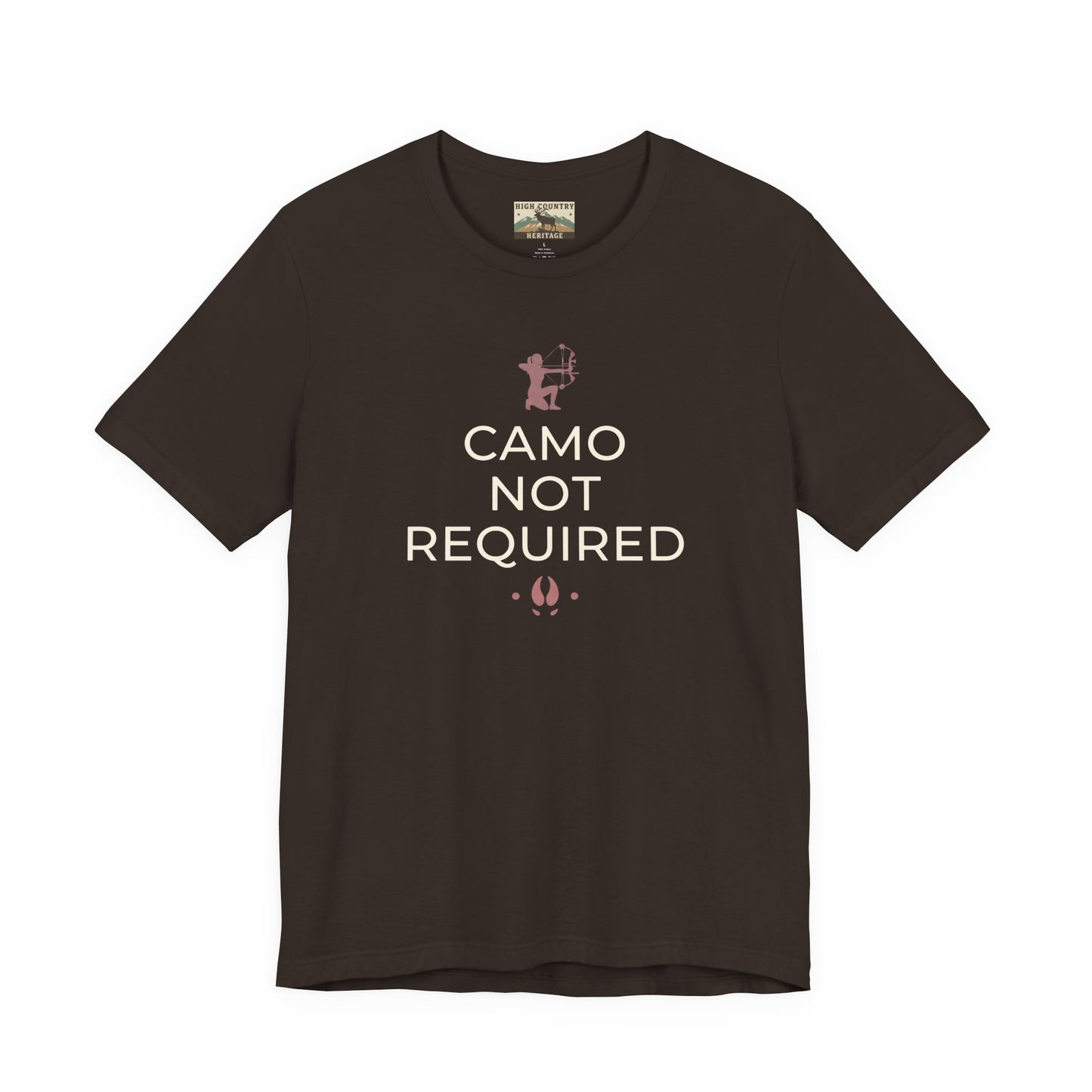 Camo not required t-shirt