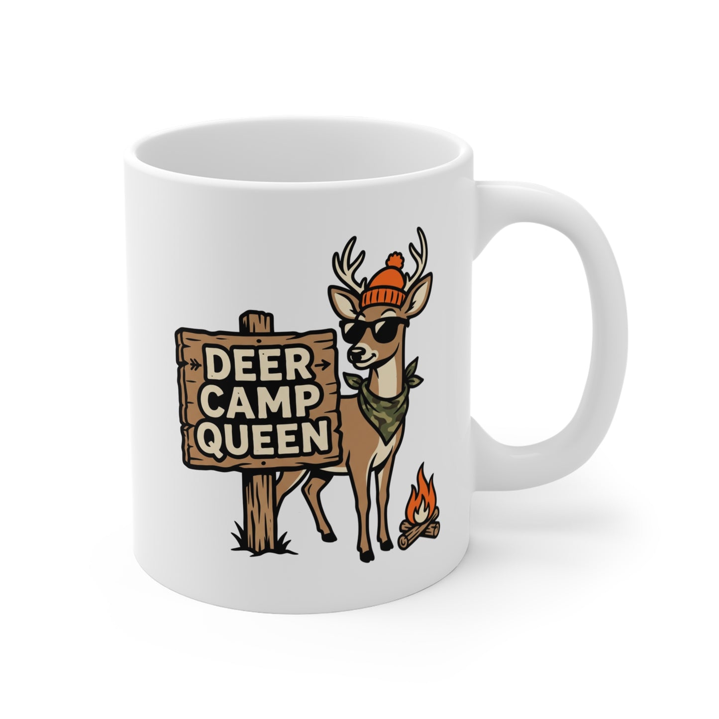 Deer camp queen 11oz Ceramic Mug