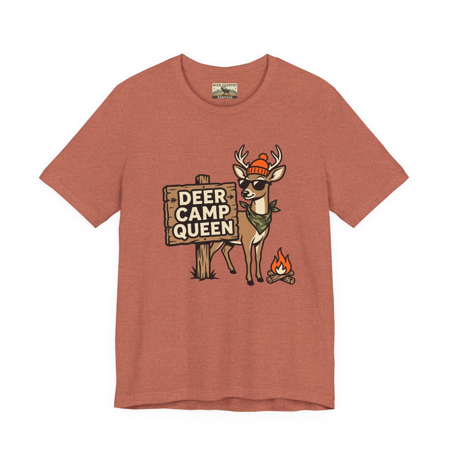 Deer camp queen t-shirt