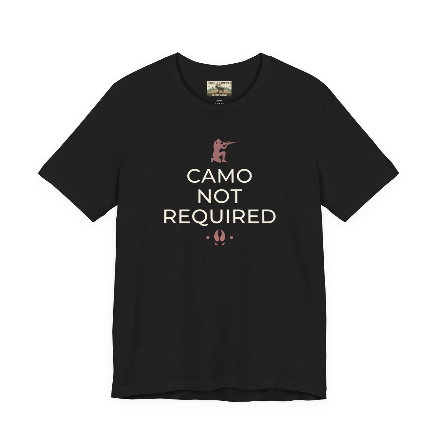 Camo not required t-shirt