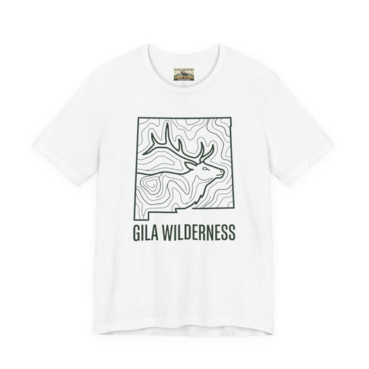 Gila Wilderness Elk inside state T-shirt