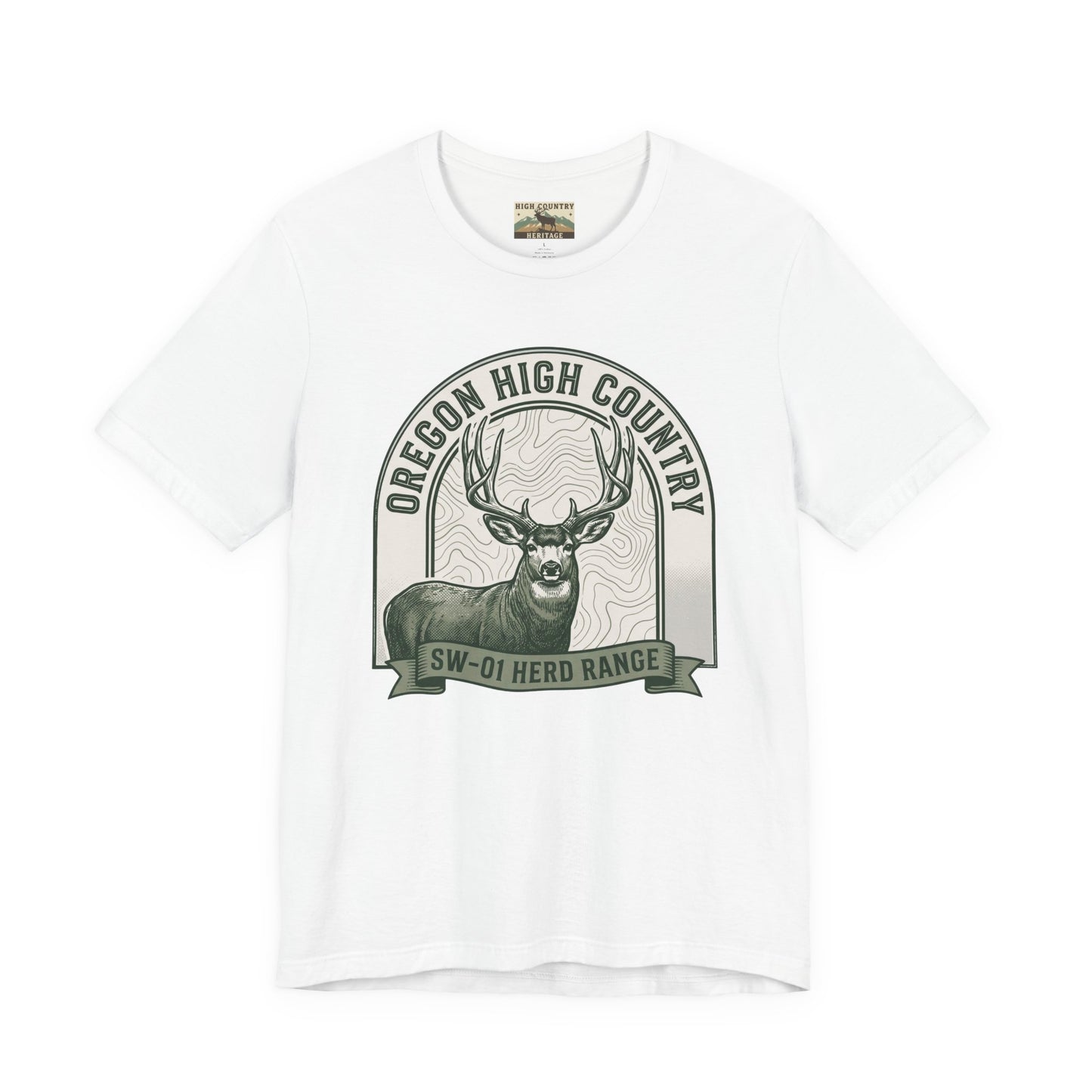 Oregon high country, SW-01 herd range T-shirt