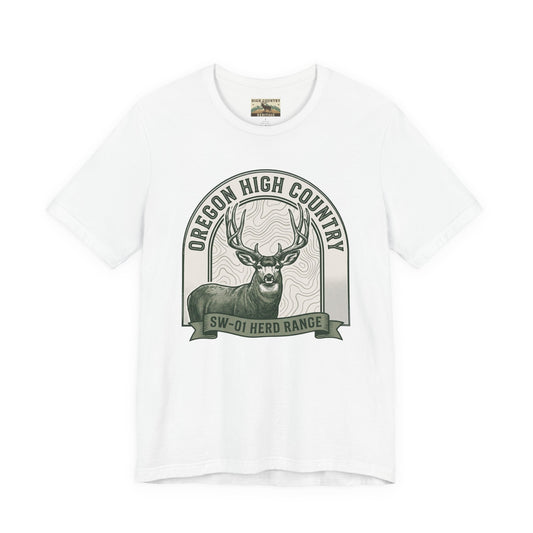 Oregon high country, SW-01 herd range T-shirt