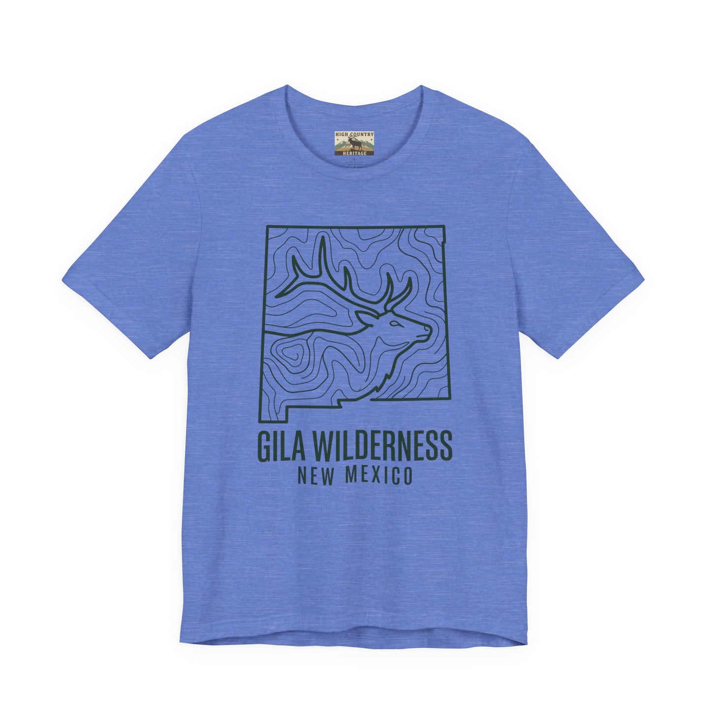 Gila Wilderness Elk inside state T-shirt