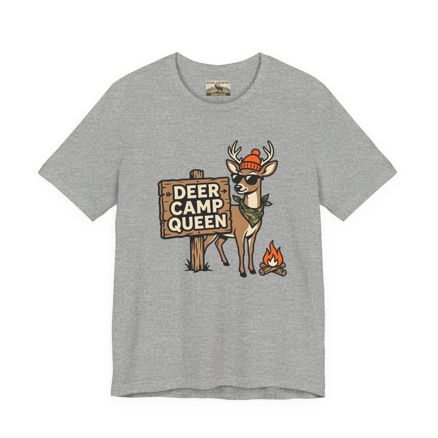 Deer camp queen t-shirt