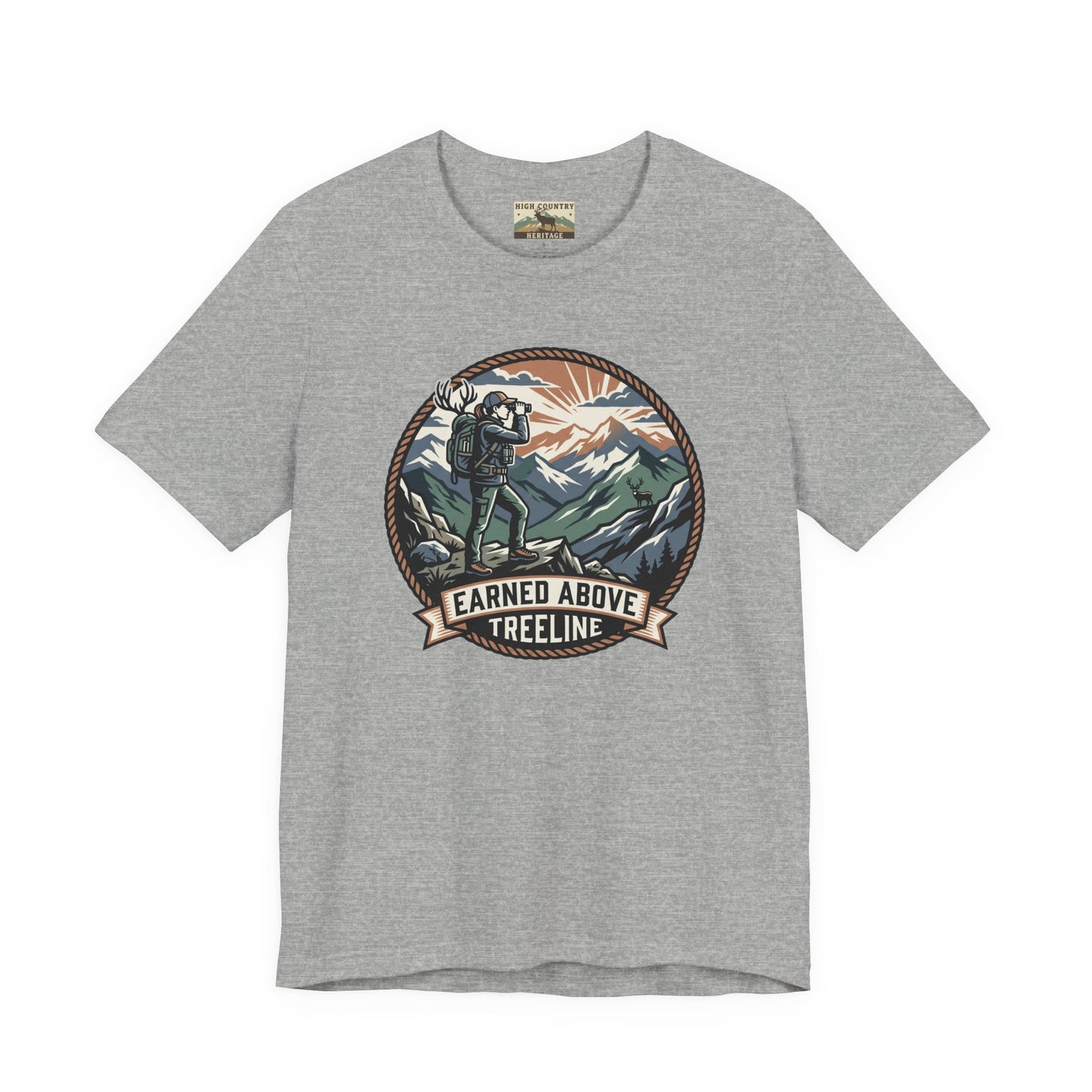 Earned above treeline t-shirt