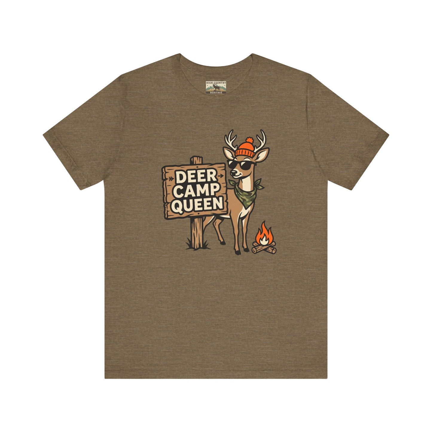Deer camp queen t-shirt