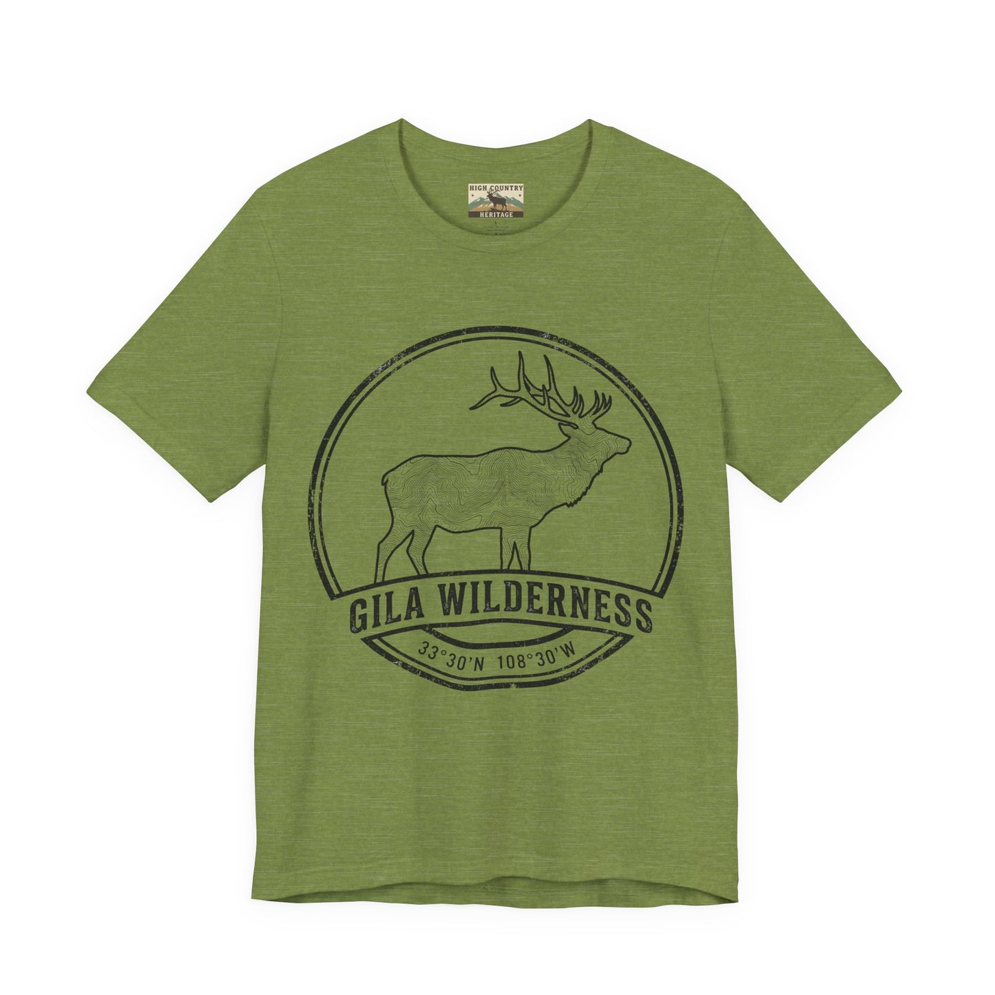 Gila Wilderness Elk T-shirt with coordinates