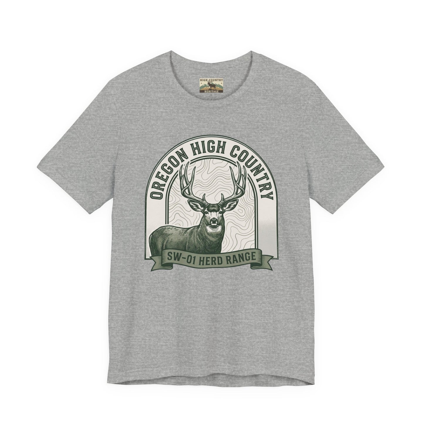 Oregon high country, SW-01 herd range T-shirt