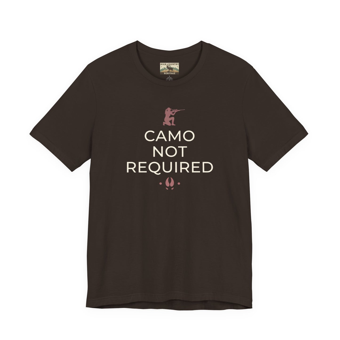 Camo not required t-shirt