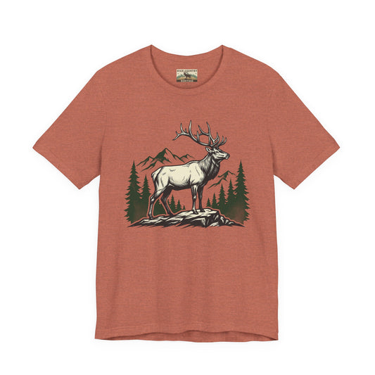 Elk And Landscape T-shirt