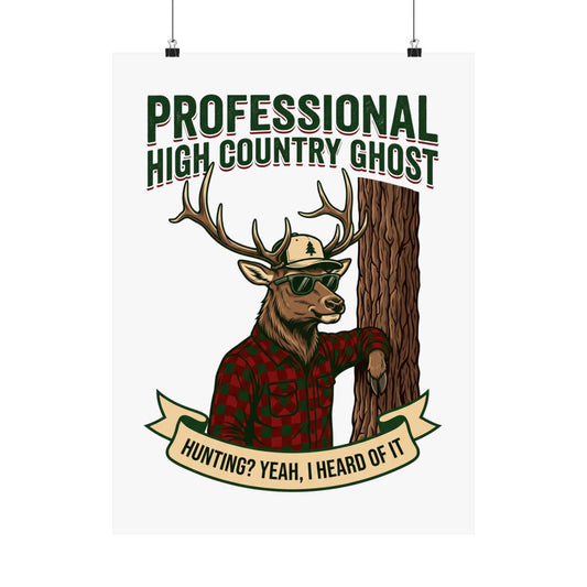 Professional high country ghost 18'' x 24'' poster