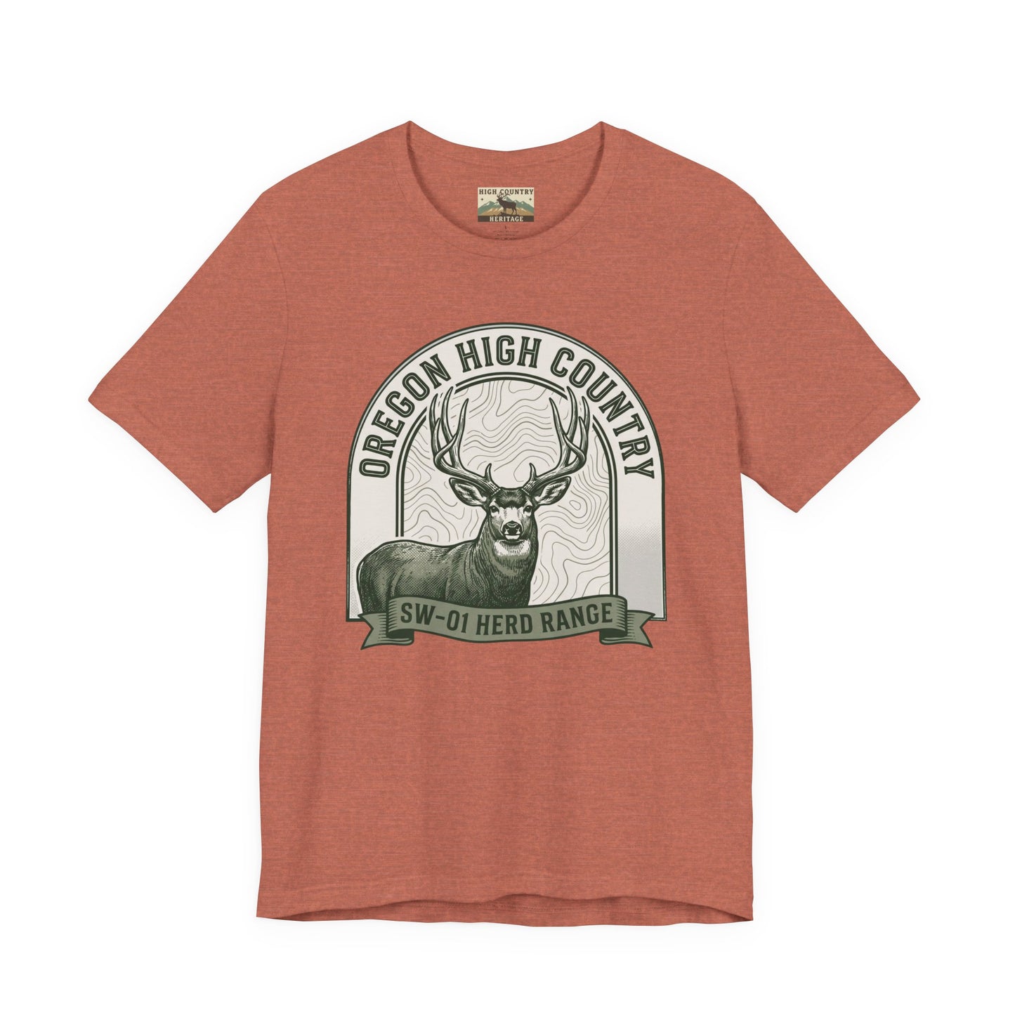 Oregon high country, SW-01 herd range T-shirt