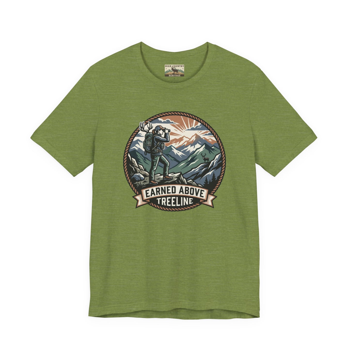 Earned above treeline t-shirt
