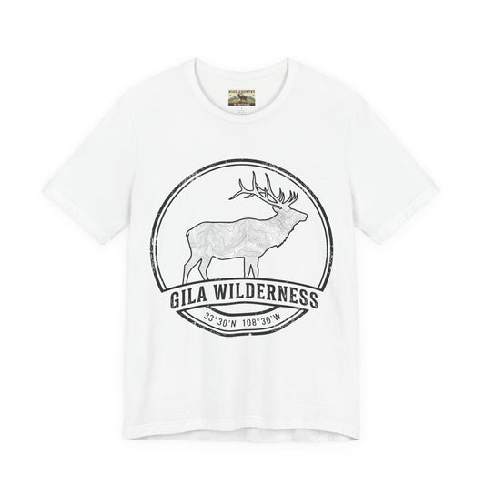 Gila Wilderness Elk T-shirt with coordinates