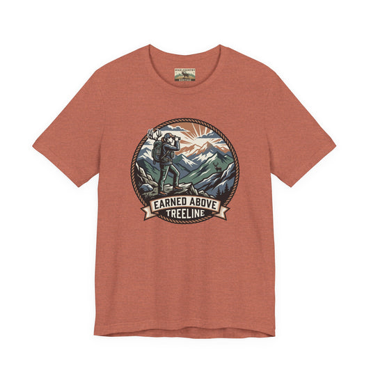 Earned above treeline t-shirt