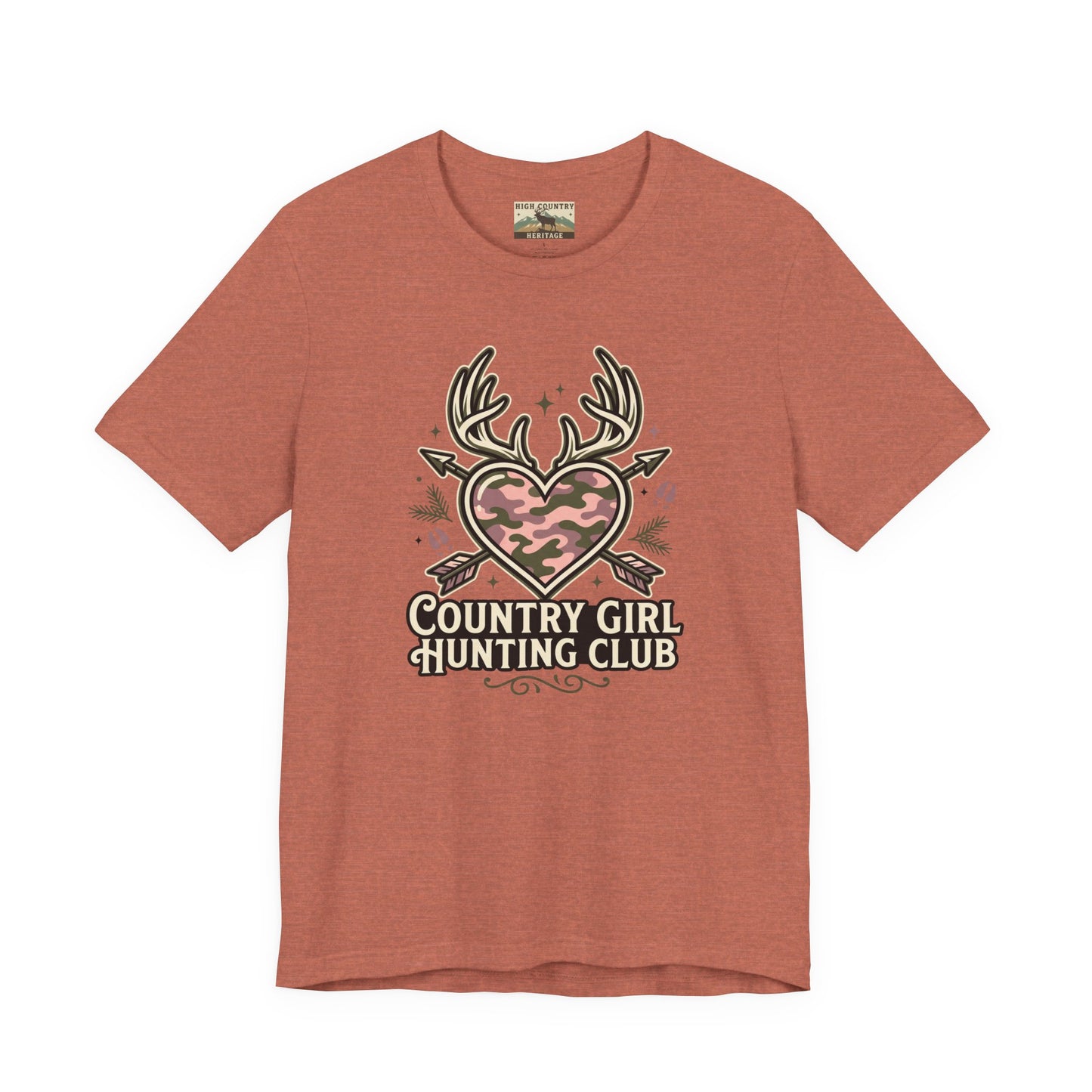 Country girl hunting club t-shirt