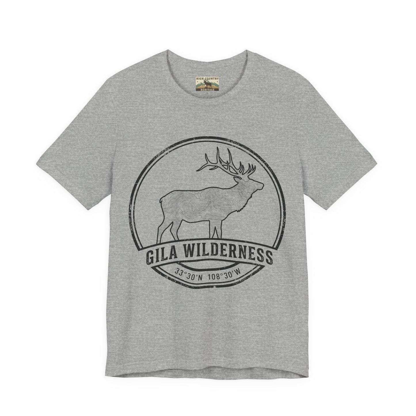 Gila Wilderness Elk T-shirt with coordinates