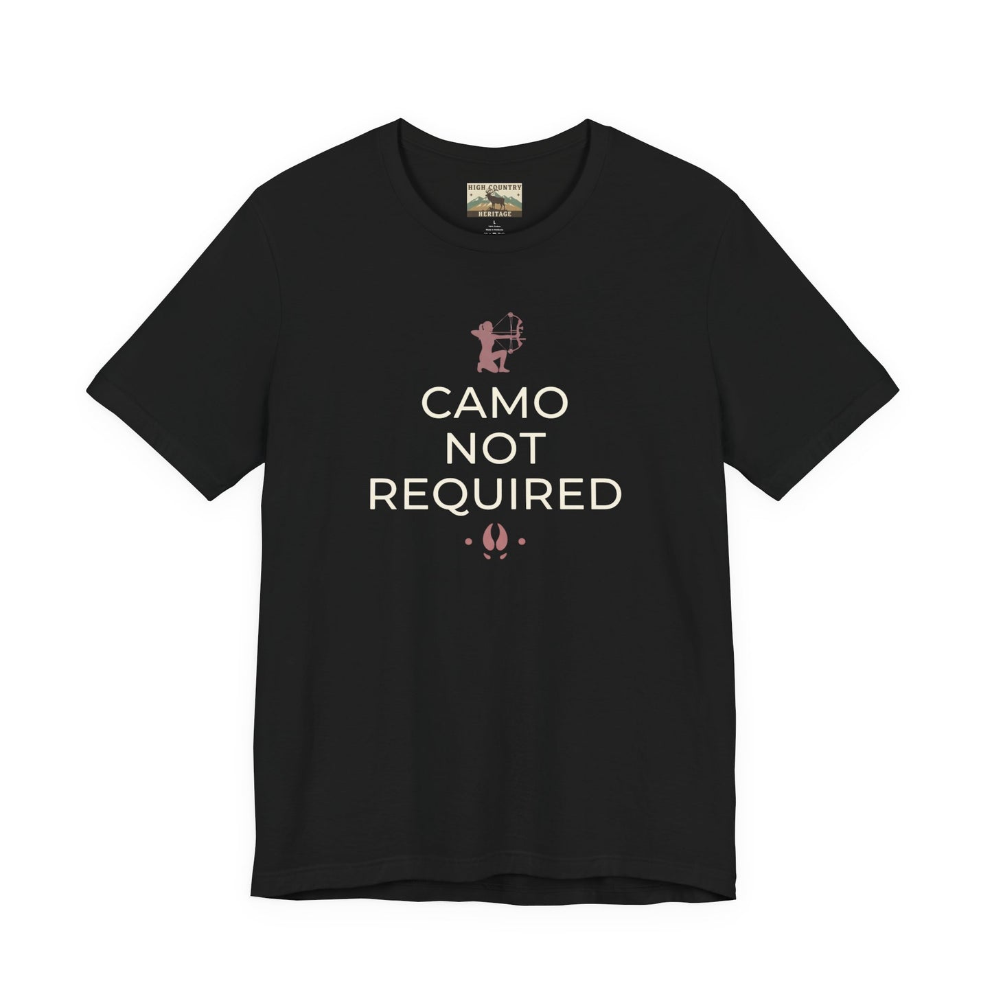 Camo not required t-shirt