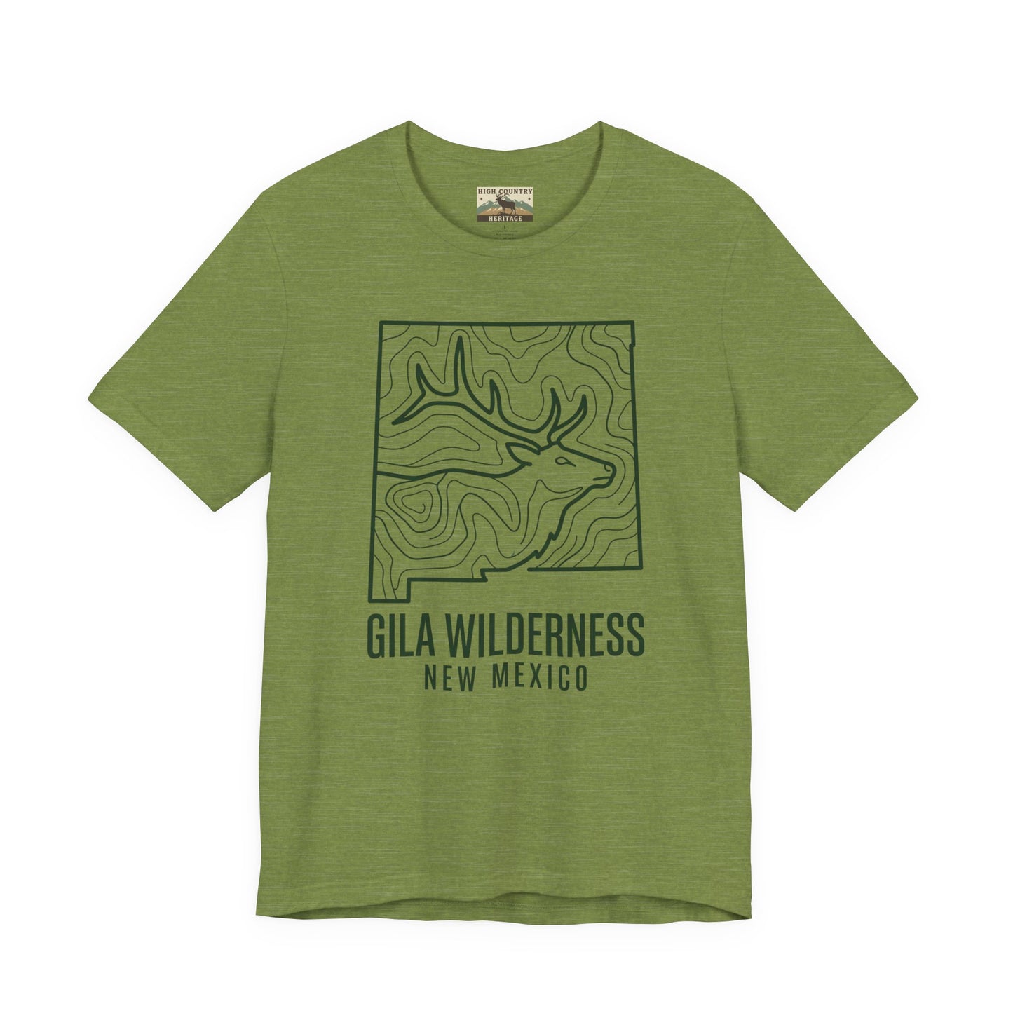 Gila Wilderness Elk inside state T-shirt