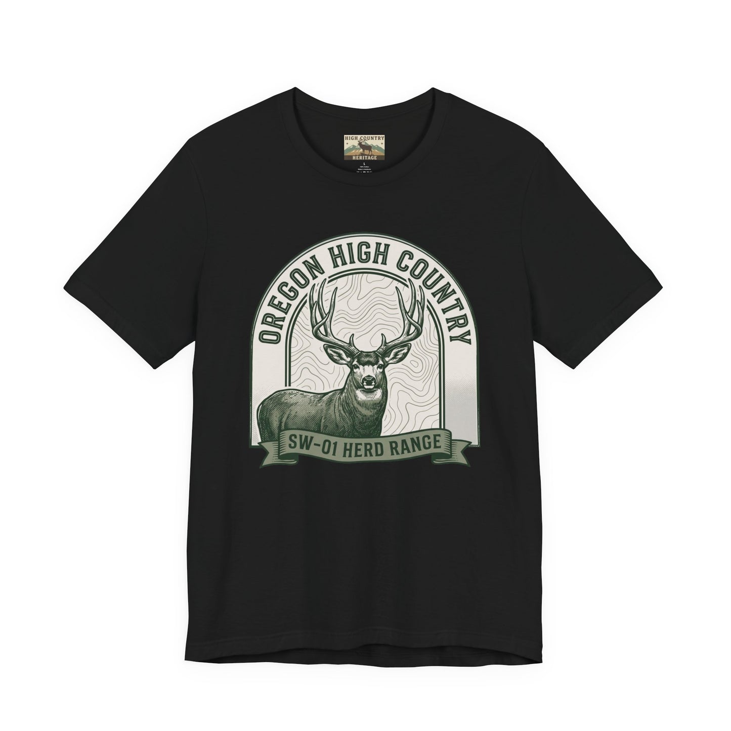 Oregon high country, SW-01 herd range T-shirt