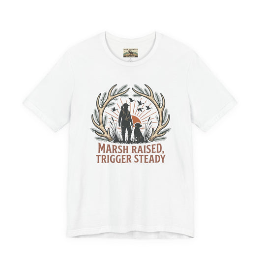 Marsh raised, trigger steady t-shirt