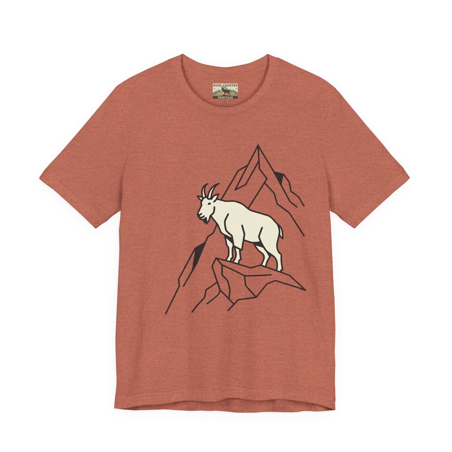 Mountain Goat On Cliff T-shirt