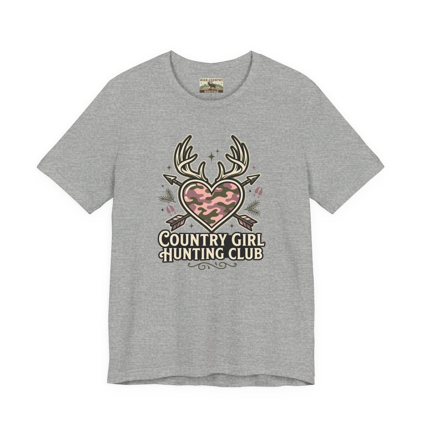 Country girl hunting club t-shirt