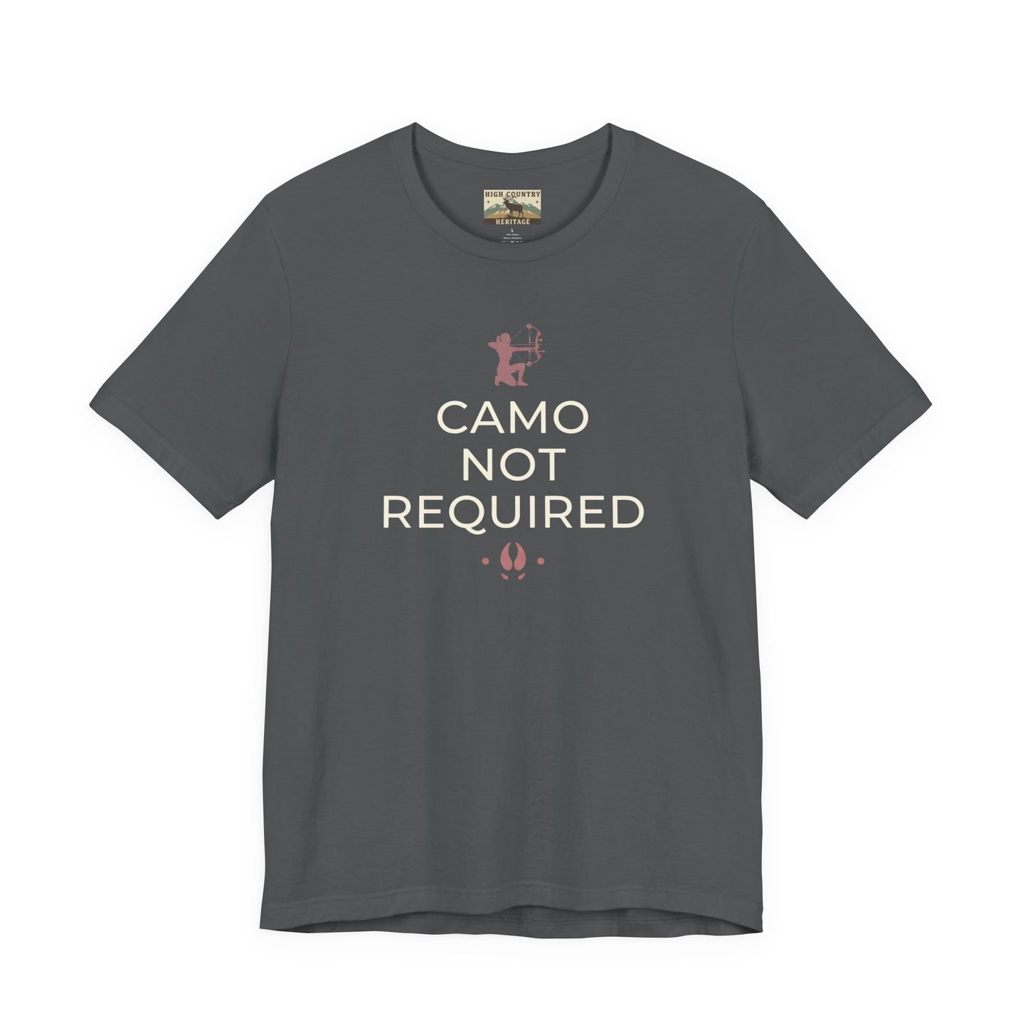 Camo not required t-shirt