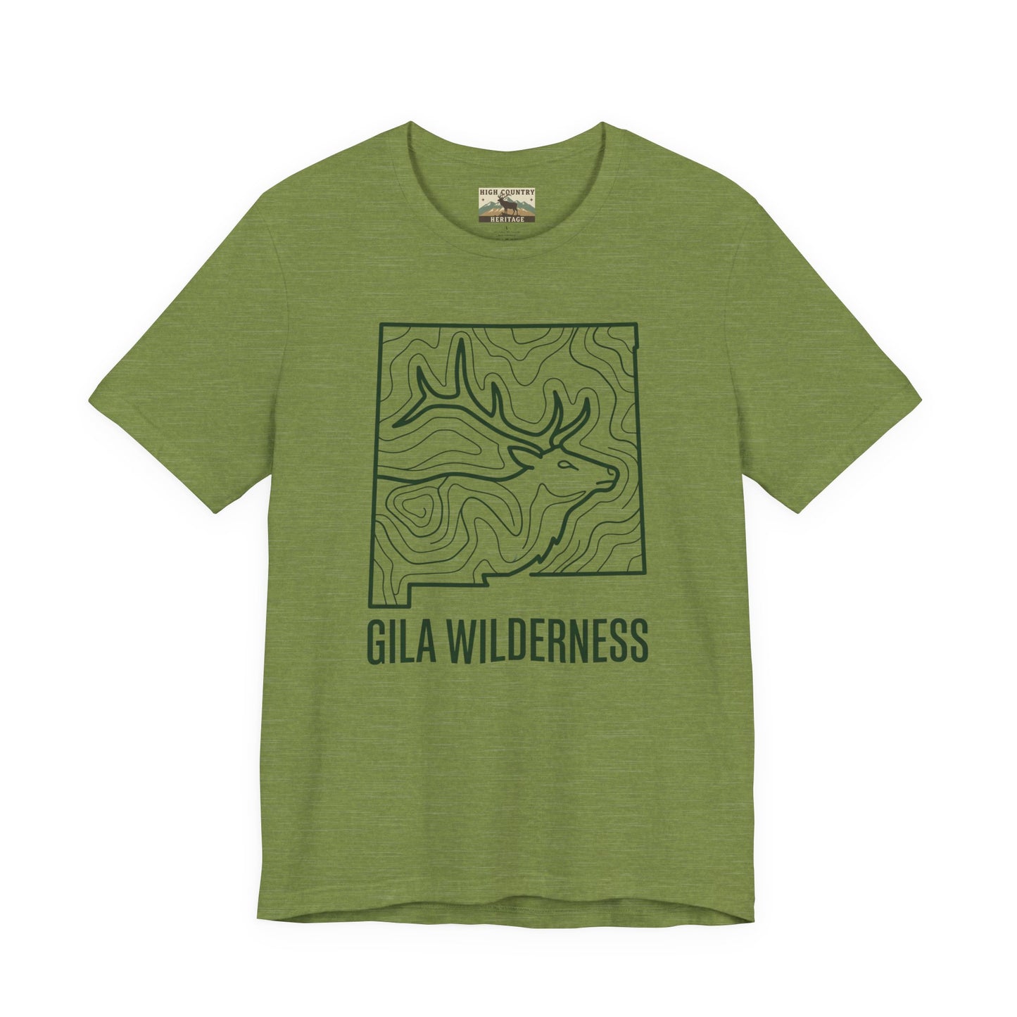 Gila Wilderness Elk inside state T-shirt