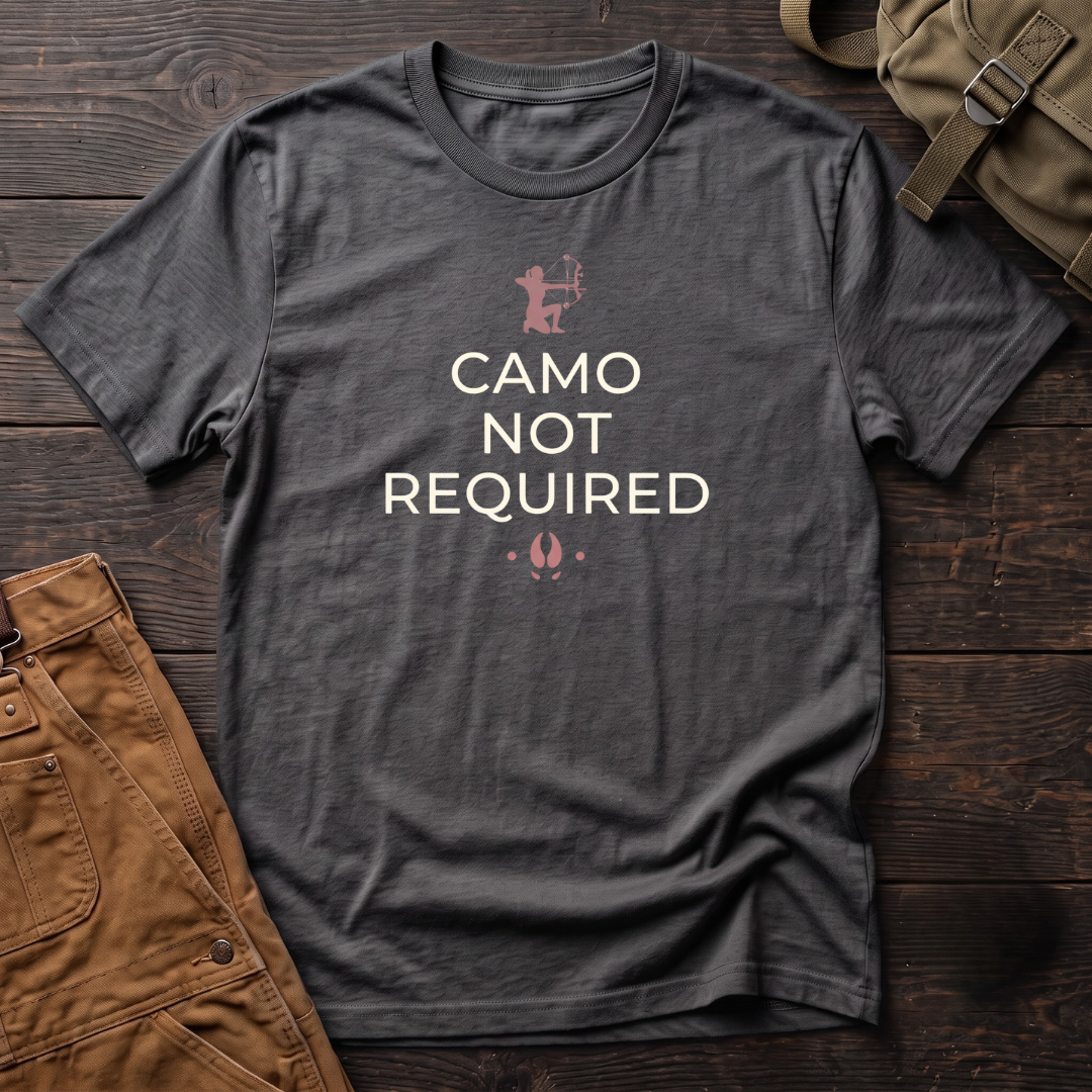 Camo not required t-shirt