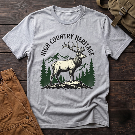 Elk And Landscape T-shirt